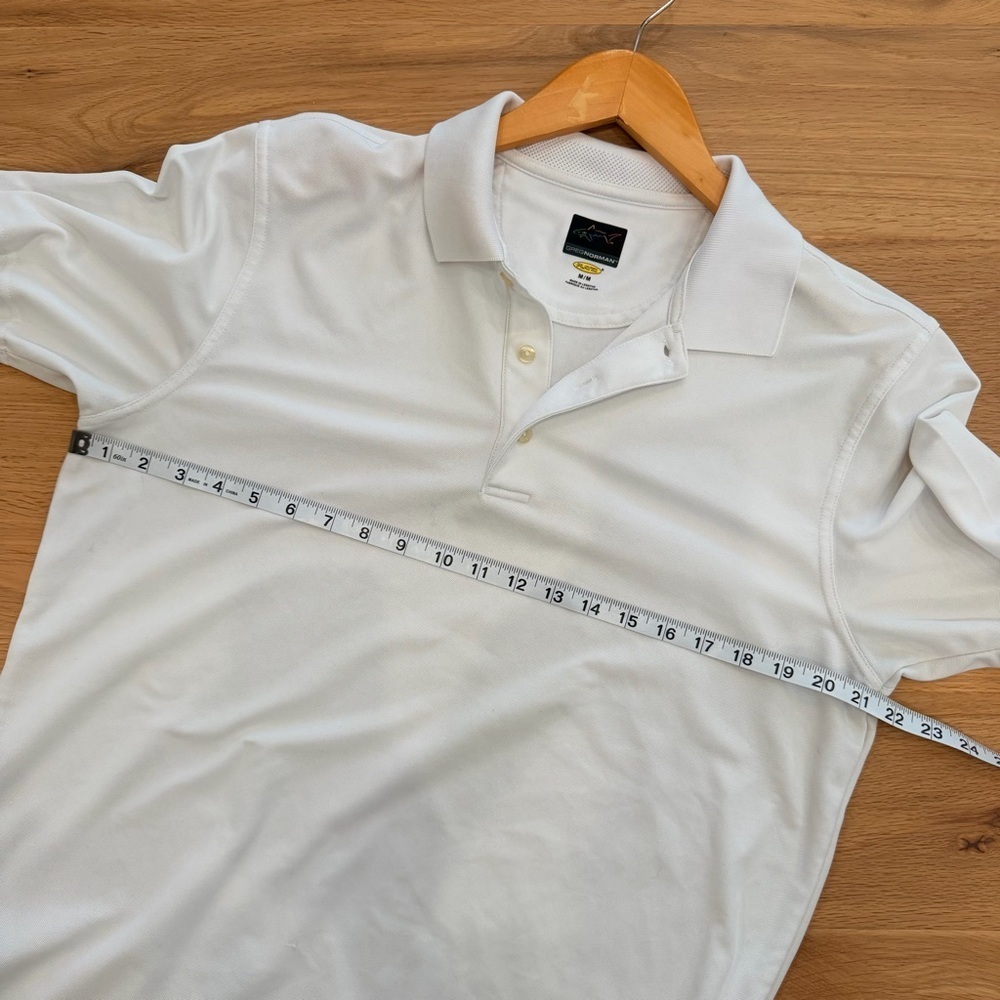 🤍 Greg Norman Collection Classic White Polo – Size Medium - Picture 6 of 7